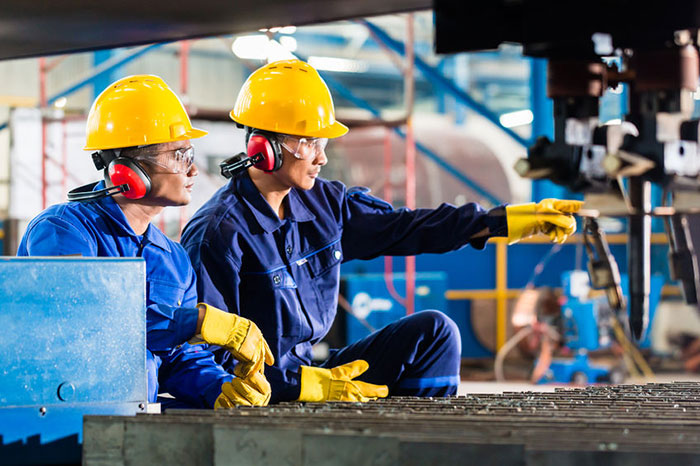 Two engineers working at the top engineering company in Malaysia GSE